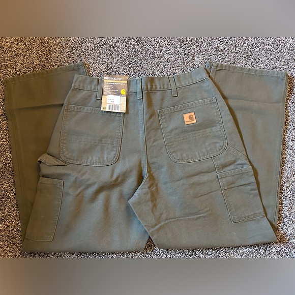 Carhartt Original Fit Washed Duck Utility Work Dungaree Sz 33X30 NWT - Picture 3 of 6